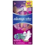 Always Radiant Pads Extra Heavy Flow Absorbency Scented