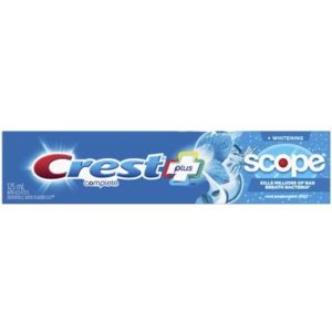 Crest Complete Whitening Plus Scope Cool Peppermint Toothpaste