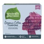 Seventh Generation Organic Cotton Tampons Super