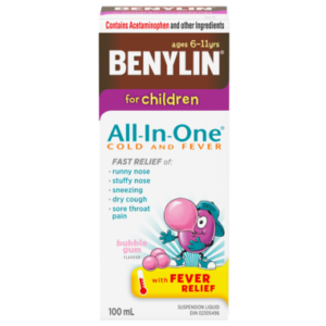 Benylin For Children All In One Cold & Fever Syrup