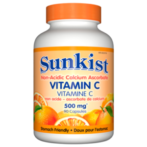 Sunkist Vitamin C non-acidic Calcium Ascorbate 500mg