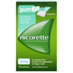 Nicorette Gum Nicotine Spearmint Flavour 2 mg