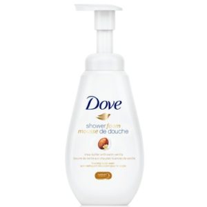 Dove Shower Foam Shea Butter with Warm Vanilla Foaming Body Wash