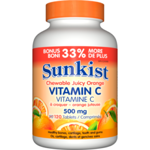 Sunkist Vitamin C Chewable Juicy Orange