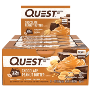 Quest Nutrition Protein Bar Chocolate Peanut Butter Case