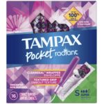 Tampax Pocket Radiant Compact Tampons Super Absorbency Unscented