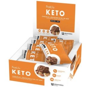 ProtiLife Keto Chocolate Peanut & Sea Salt Keto Fat Bomb Cluster Case