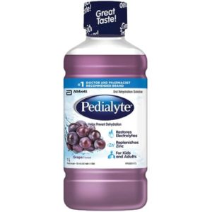 Pedialyte Electrolyte Drink Oral Rehydration Solution Grape