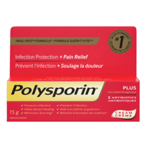 Polysporin Plus Pain Relief Antibiotic Cream