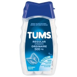 Tums Regular Strength Antacid Calcium Tablets