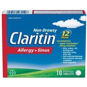 Claritin Non-Drowsy Allergy & Sinus