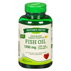 Nature's Truth Odourless Fish Oil 1200 mg and Omega-3 360 mg