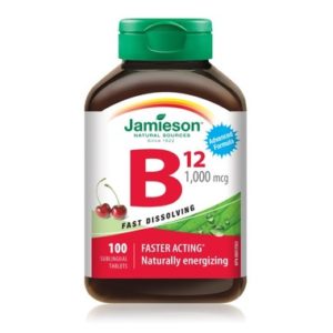 Jamieson Vitamin B12 Fast Dissolving Sublingual Tablets