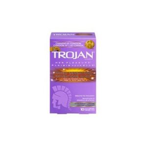 Trojan Her Pleasure Naked Sensations Lubricated Latex Condoms