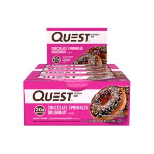 Quest Nutrition Protein Bar Chocolate Sprinkled Doughnut Case