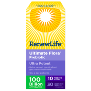 Renew Life Ultimate Flora Ultra Potent 100 Billion Active Cultures