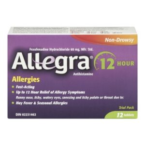 Allegra Allergy 12 Hour Relief Trial Pack