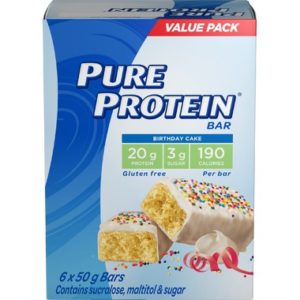 Pure Protein Bar Birthday Cake