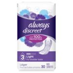 Always Discreet Incontinence Pads Light Absorbency