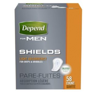 Depend Shields For Men Light Absorbency