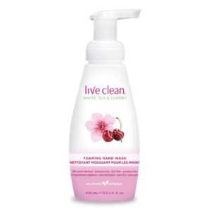 Live Clean White Tea & Cherry Foaming Hand Soap