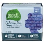 Seventh Generation Chlorine-Free Pads Ultra-Thin with Wings Regular