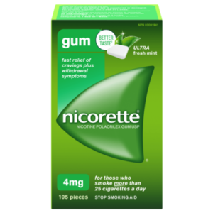 NICORETTE Gum Ultra Fresh Mint 4mg