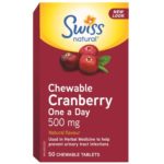 Swiss Natural Chewable Cranberry One a Day 500 mg