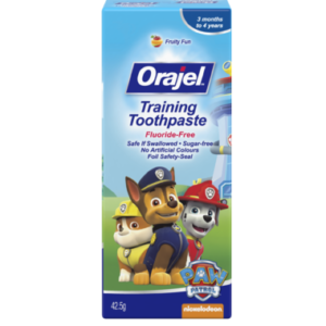 Orajel Fluoride Free Paw Patrol Training Toothpaste
