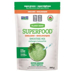 Planet Hemp Organic Smoothie mix Super Green