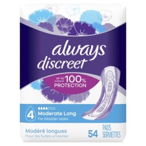 Always Discreet Long Length Incontinence Pads