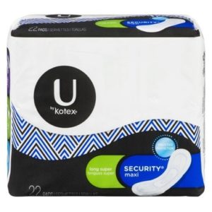 U by Kotex Security Maxi Pads Long Super