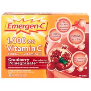 Emergen-C Super Energy Booster Instant Drink Mix Cranberry Pomegranate