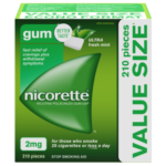 Nicorette Nicotine Gum Ultra Fresh Mint 2mg