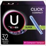 U by Kotex Click Compact Tampons Super Absorbency