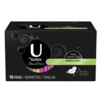 U by Kotex CleanWear Ultra Thin Heavy Flow Pads with Wings