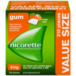 Nicorette Nicotine Gum Fresh Fruit 4mg