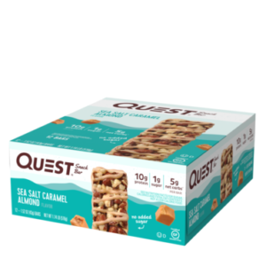 Quest Nutrition Snack Bar Sea Salt Caramel Almond Case