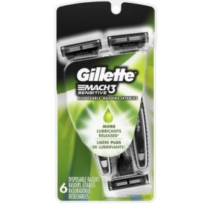 Gillette MACH 3 Disposable Razor Sensitive
