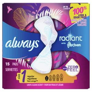 Always Radiant Infinity Regular Scented With Wings