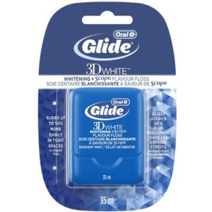 Oral-B Glide 3D White Whitening + Scope Flavor Dental Floss