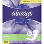 Always Xtra Protection Daily Liners Long Unscented