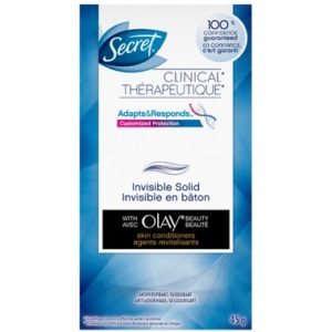 Secret Clinical Strength Invisible Solid Antiperspirant with Olay