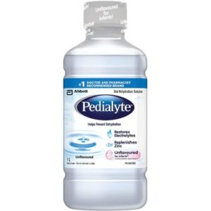 Pedialyte Electrolyte Drink Oral Rehydration Solution Unflavoured