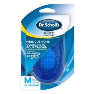 Dr. Scholl's Heel Cushions with Massaging Gel for Men