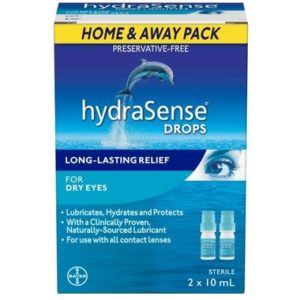 hydraSense Dry Eye Drops Twin Pack