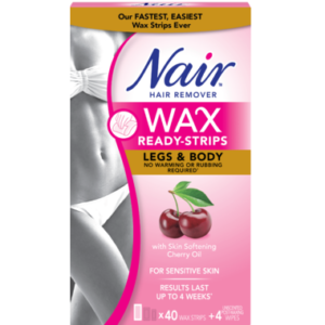 Nair Wax Ready-Strips with Skin Softening Cherry Oil