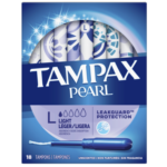 Tampax Pearl Tampons Light Absorbency with LeakGuard Braid