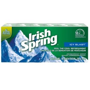 Irish Spring Icy Blast Bar 6 Pack