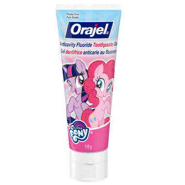 my little pony toothpaste with fluoride